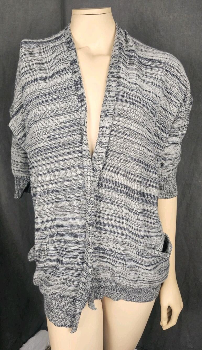 rue21 Womens L Space Dye Cardigan Open Front Dolman Sleeve Slouchy Knit Sweater